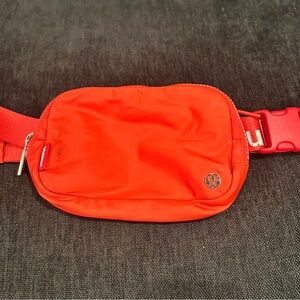 Lululemon red belt bag